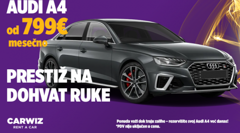 Dugoročni najam – Audi A4 za samo 799€ mesečno!